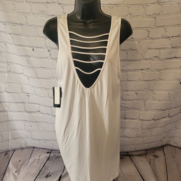 California Waves Juniors Strappy Swim Cover-up Dress - Picture 1 of 5